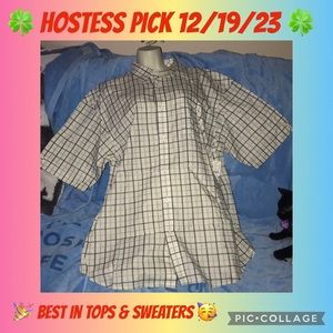 Sean John XL button down striped short sleeved New